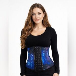 LUXX CURVES GALAXY PRINT WAIST TRAINER